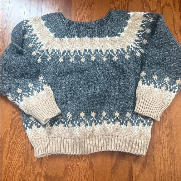 Retro New England Style Fair Isle Sweater - Picture 5 of 11